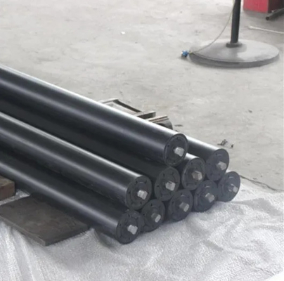 Rollo transportador de Hdpe de polímero ultra alto molecular con diámetro de 76 mm