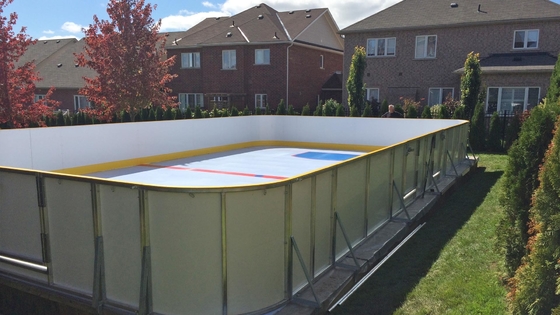 Fabricante de pista sintética Juego de tablero de hockey sobre hielo sintético / Pad de hockey sobre hielo / Sistema de pista de hielo